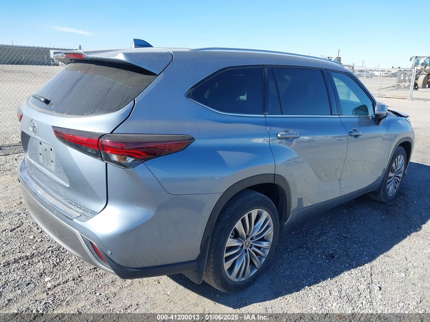Vin: 5tdkdrbh4rs528705, lot: 41690305, toyota highlander platinum 20244