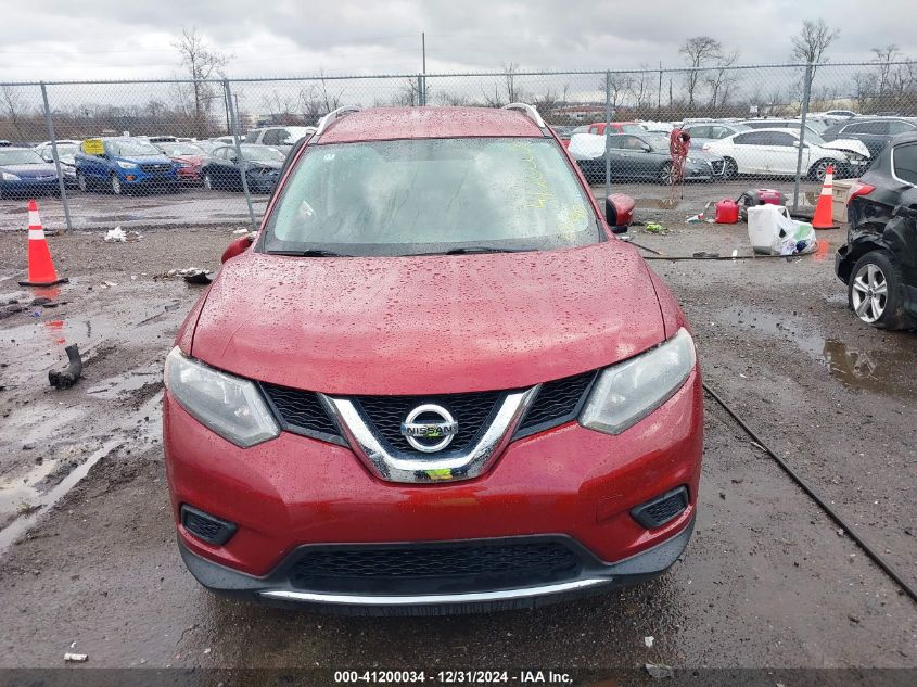 2015 Nissan Rogue Sv VIN: KNMAT2MV0FP577737 Lot: 41200034