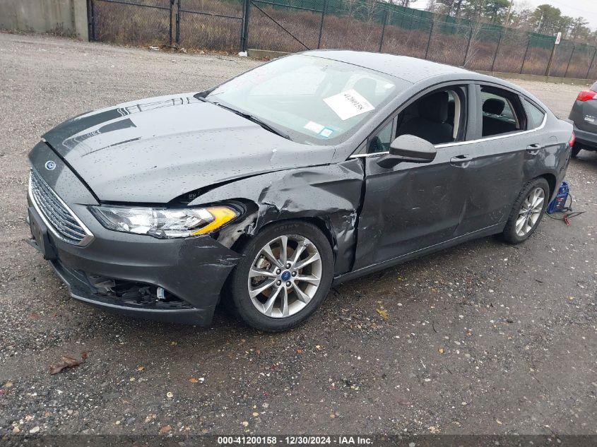 VIN 3FA6P0H78HR390533 2017 Ford Fusion, SE no.2