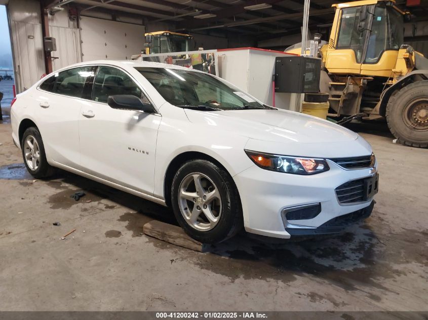 VIN 1G1ZB5ST4JF282592 2018 Chevrolet Malibu, 1LS no.1