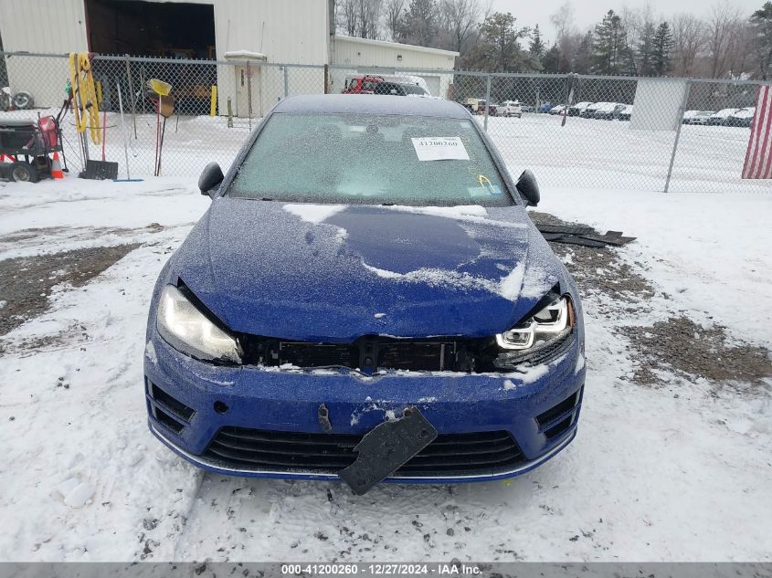 2015 Volkswagen Golf R 4-Door VIN: WVWLF7AU8FW237573 Lot: 41200260