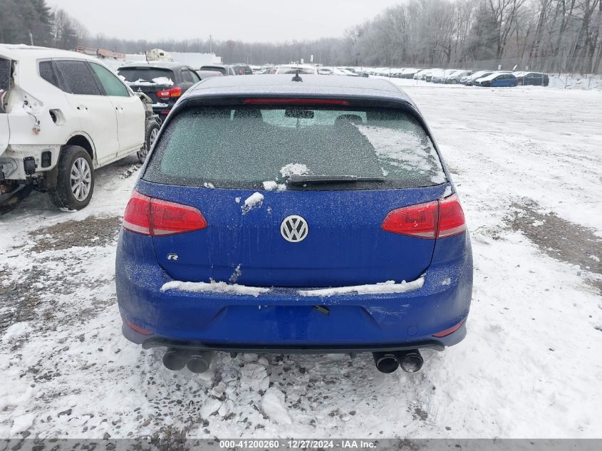 2015 Volkswagen Golf R 4-Door VIN: WVWLF7AU8FW237573 Lot: 41200260