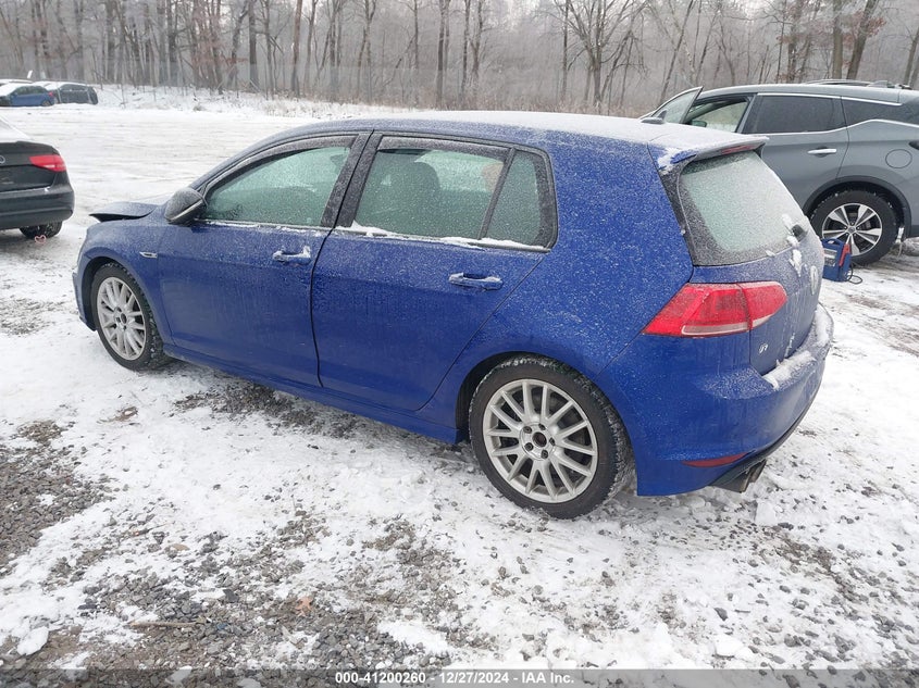 2015 VOLKSWAGEN GOLF R VIN: WVWLF7AU8FW237573