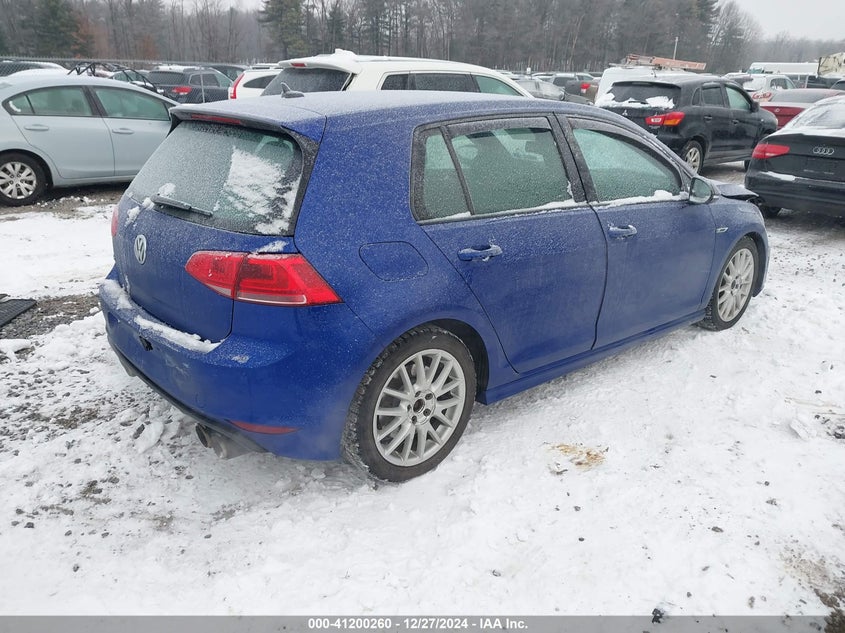 2015 VOLKSWAGEN GOLF R VIN: WVWLF7AU8FW237573