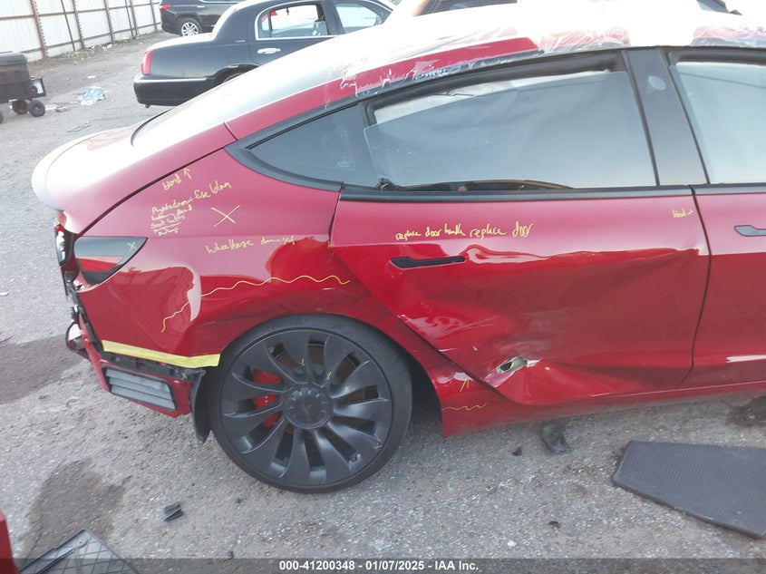 2023 Tesla Model 3 Performance Dual Motor All-Wheel Drive VIN: 5YJ3E1EC8PF431818 Lot: 41200348