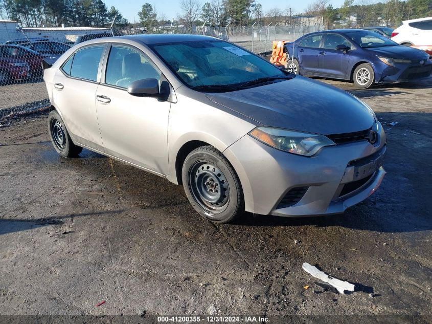 VIN 2T1BURHE2EC127699 2014 Toyota Corolla, LE no.1