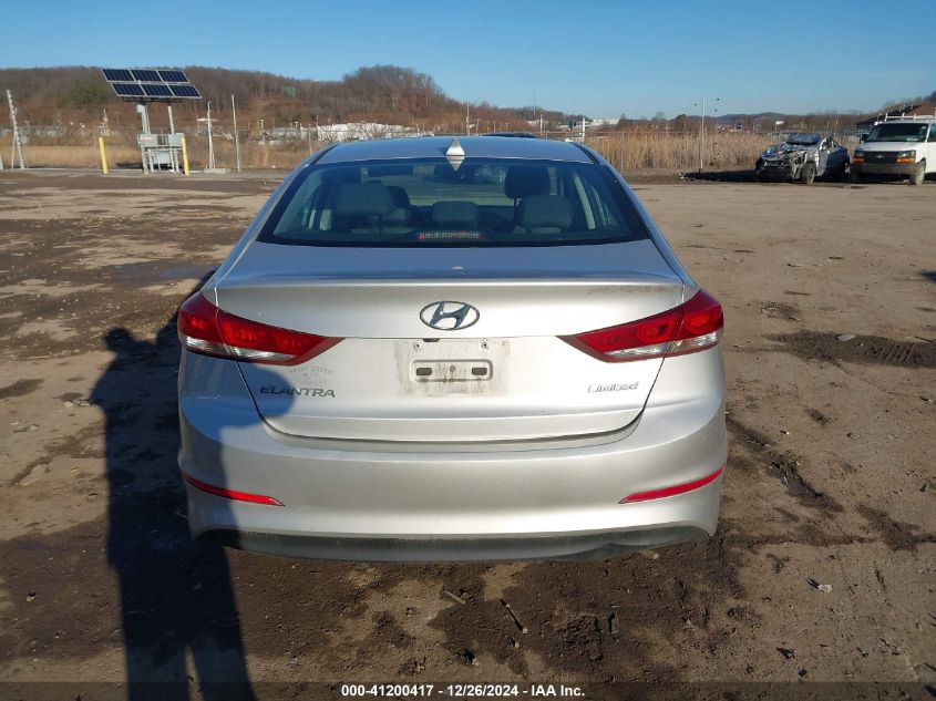 2017 Hyundai Elantra Limited VIN: 5NPD84LF2HH124562 Lot: 41200417