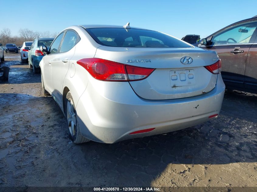 VIN KMHDH4AE3DU894971 2013 Hyundai Elantra, Gls no.3