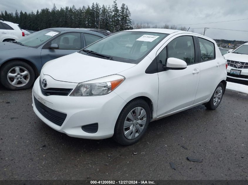 VIN JTDKTUD38DD557734 2013 Toyota Yaris, LE no.2