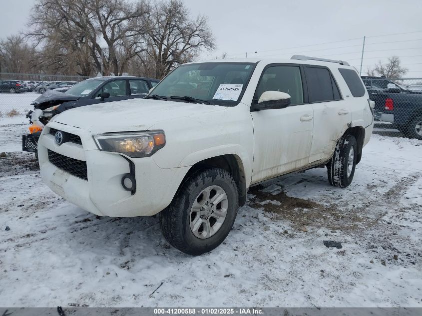 VIN JTEBU5JR8J5516419 2018 Toyota 4runner, SR5 no.2