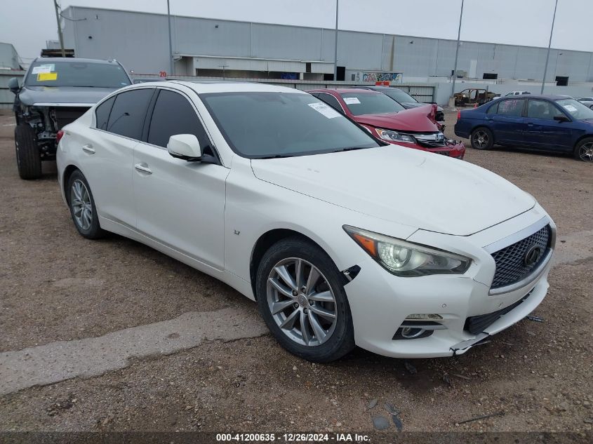 VIN JN1BV7AR6EM684037 2014 INFINITI Q50 no.1