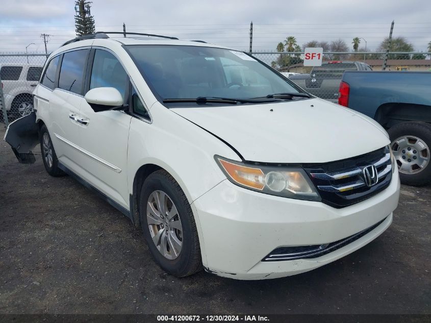 VIN 5FNRL5H67FB029512 2015 Honda Odyssey, Ex-L no.1