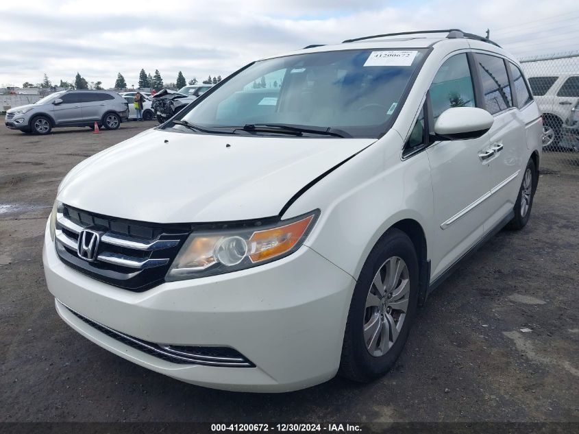 VIN 5FNRL5H67FB029512 2015 Honda Odyssey, Ex-L no.2