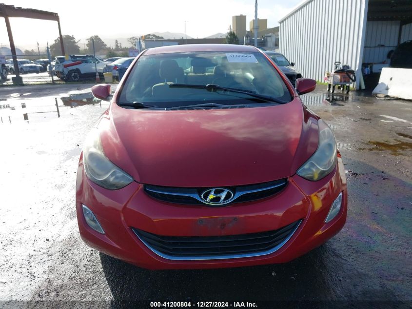 VIN KMHDH4AE8DU800924 2013 Hyundai Elantra, Gls no.12