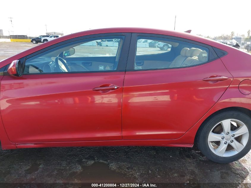 VIN KMHDH4AE8DU800924 2013 Hyundai Elantra, Gls no.14