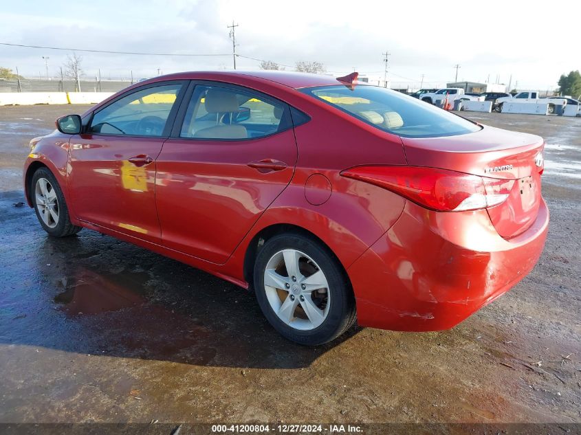 VIN KMHDH4AE8DU800924 2013 Hyundai Elantra, Gls no.3