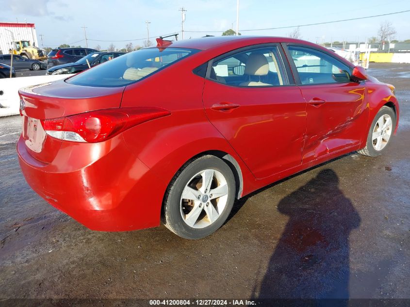 VIN KMHDH4AE8DU800924 2013 Hyundai Elantra, Gls no.4