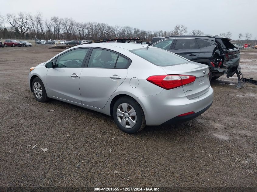 VIN KNAFK4A66F5433183 2015 KIA FORTE no.3