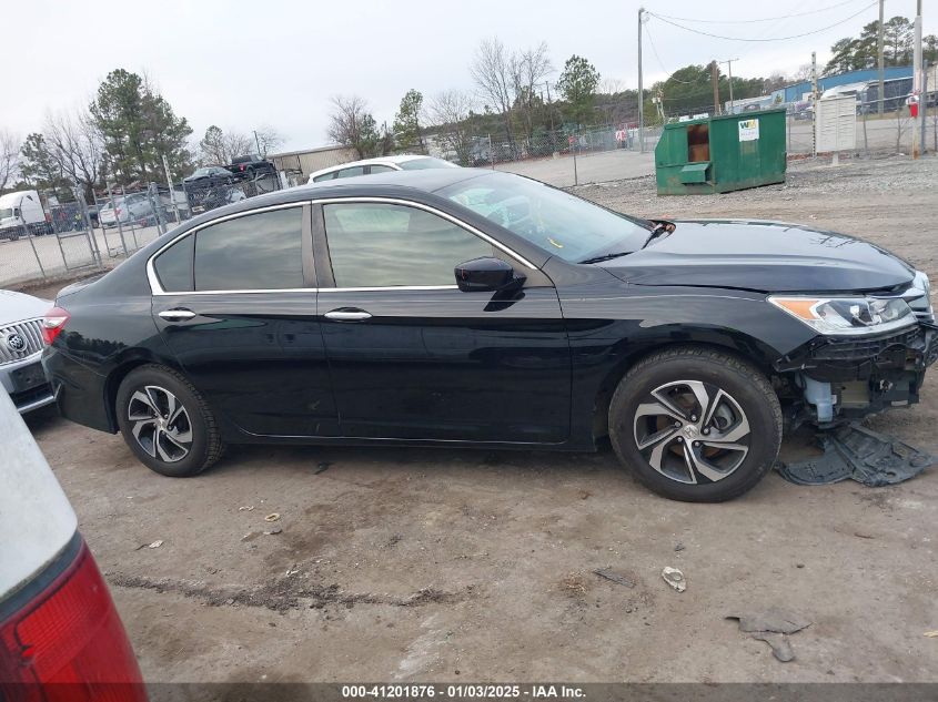 VIN 1HGCR2F30GA073567 2016 Honda Accord, LX no.13