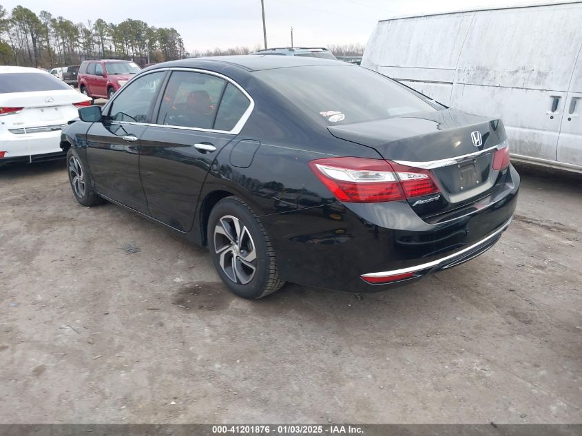 VIN 1HGCR2F30GA073567 2016 Honda Accord, LX no.3