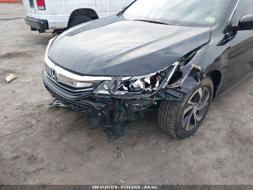 VIN 1HGCR2F30GA073567 2016 Honda Accord, LX no.6