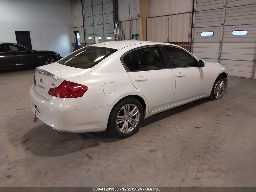 2012 INFINITI G37 VIN: JN1CV6ARXCM972459