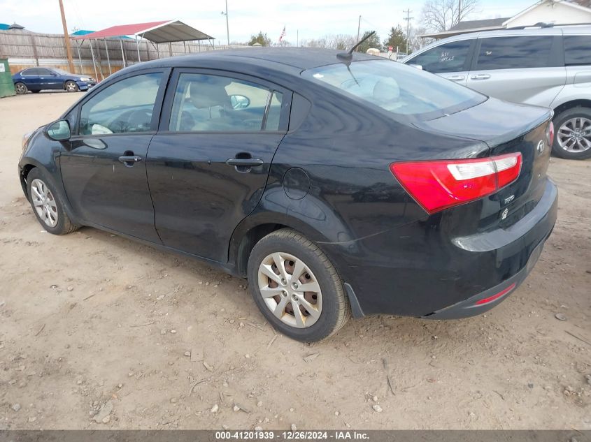 VIN KNADM4A38D6278442 2013 KIA RIO no.3