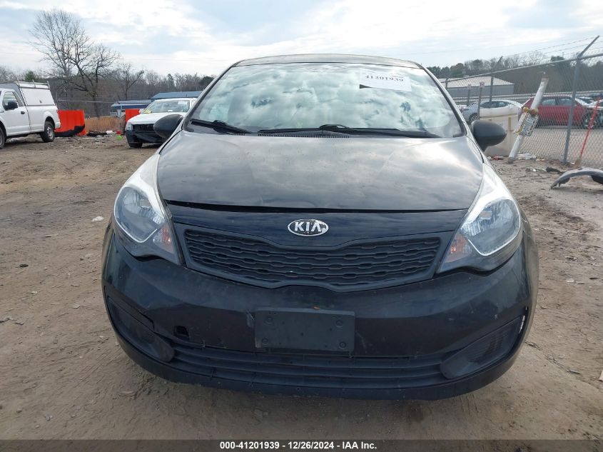 VIN KNADM4A38D6278442 2013 KIA RIO no.6