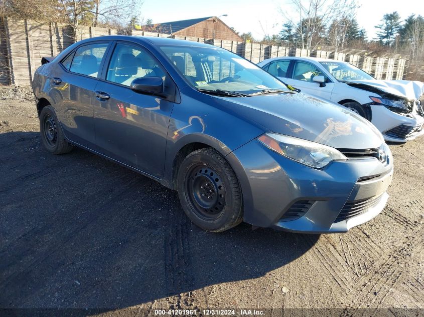 VIN 2T1BURHE0EC213416 2014 Toyota Corolla, LE no.1