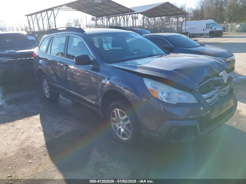 VIN 4S4BRBAC8E3254317 2014 SUBARU OUTBACK no.1