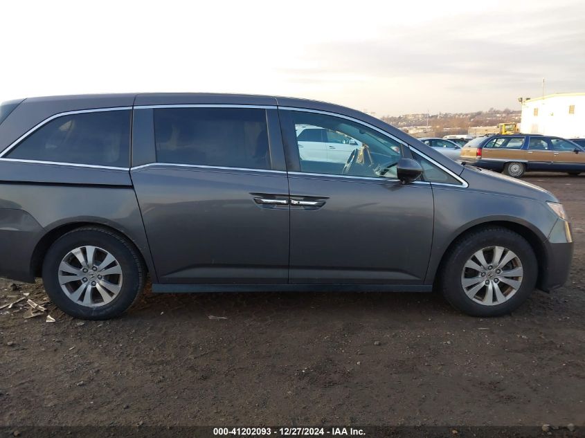 VIN 5FNRL5H61FB110408 2015 Honda Odyssey, Ex-L no.12