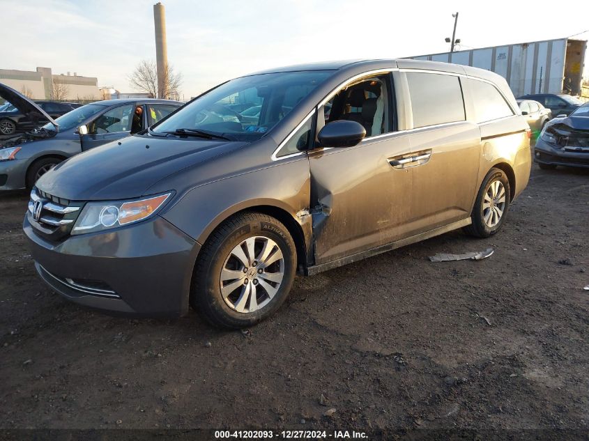 VIN 5FNRL5H61FB110408 2015 Honda Odyssey, Ex-L no.2