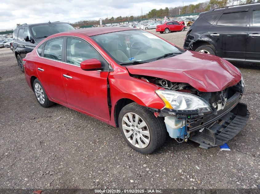 VIN 3N1AB7AP4EY243880 2014 Nissan Sentra, S no.1