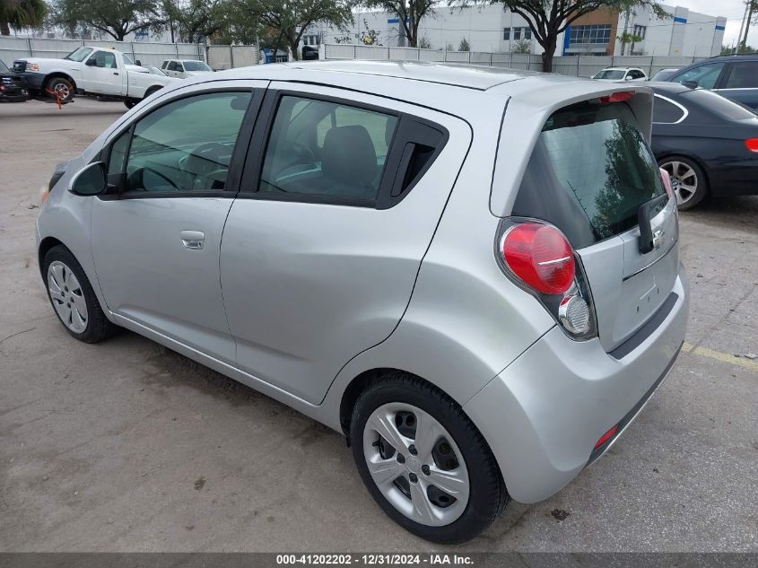 2015 Chevrolet Spark 1Lt Cvt VIN: KL8CD6S99FC760248 Lot: 41202202