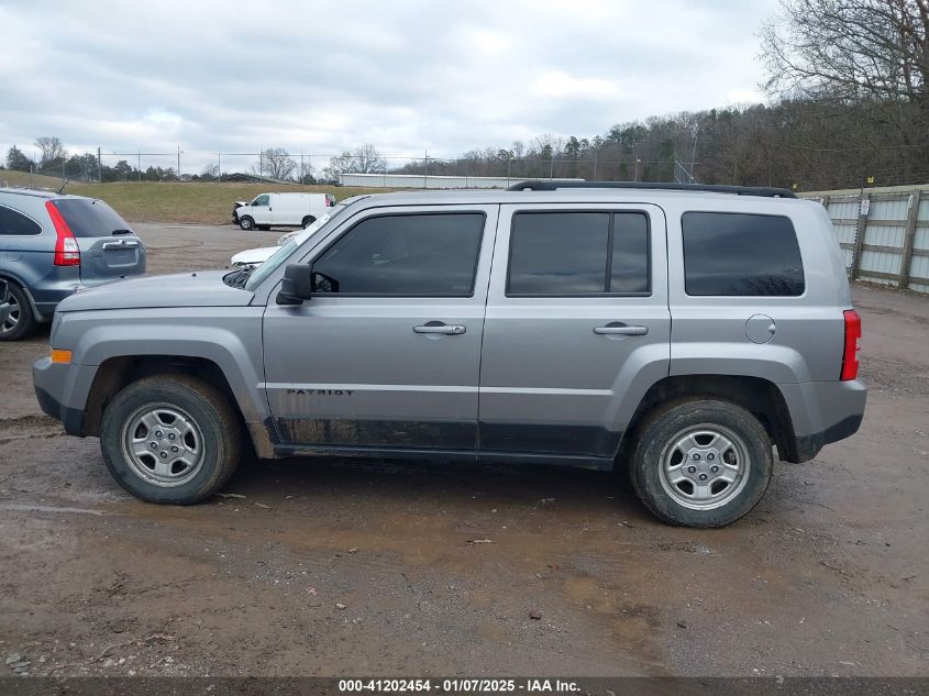 VIN 1C4NJRBB5GD654811 2016 Jeep Patriot, Sport no.14