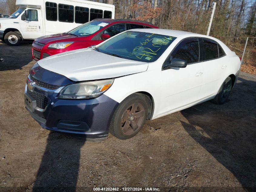 VIN 1G11B5SL5EF116455 2014 Chevrolet Malibu, 1LS no.2