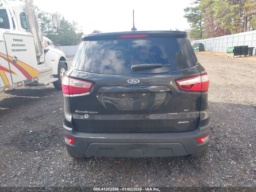 2020 Ford Ecosport Se VIN: MAJ6S3GL1LC349666 Lot: 41202588