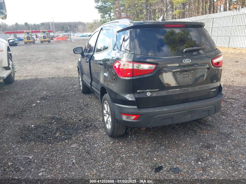 2020 Ford Ecosport Se VIN: MAJ6S3GL1LC349666 Lot: 41202588