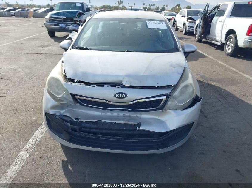 VIN KNADM4A38E6413002 2014 KIA Rio, LX no.6