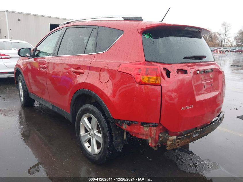 VIN 2T3RFREV1DW123788 2013 Toyota RAV4, Xle no.3