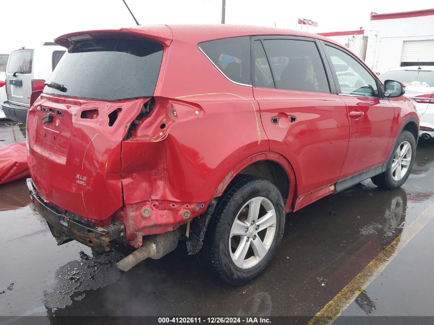 VIN 2T3RFREV1DW123788 2013 Toyota RAV4, Xle no.4