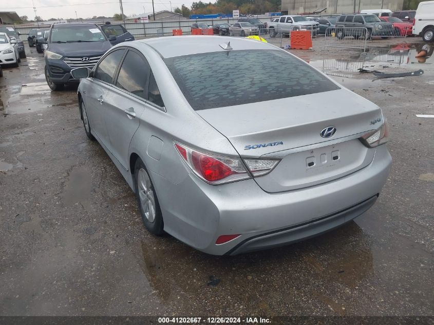 VIN KMHEC4A4XDA093854 2013 Hyundai Sonata, Hybrid no.3