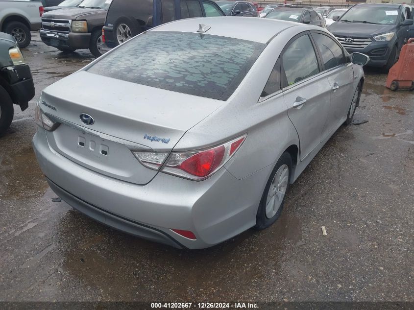 VIN KMHEC4A4XDA093854 2013 Hyundai Sonata, Hybrid no.4