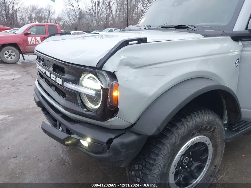 2023 Ford Bronco Outer Banks VIN: 1FMEE5DP3PLB33884 Lot: 41202669