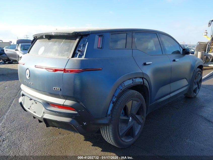 Vin: vcf1zbu27pg002072, lot: 41693037, fisker ocean one 20234
