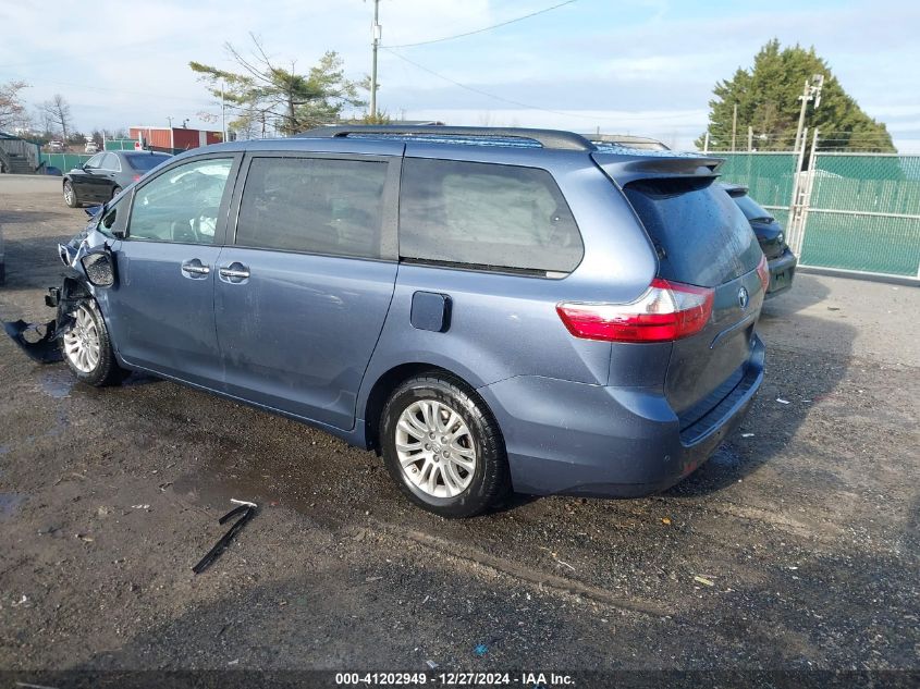 VIN 5TDYZ3DCXHS774960 2017 Toyota Sienna, Xle/Limited no.3