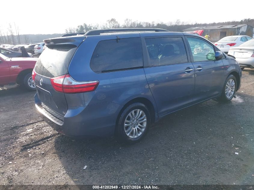 VIN 5TDYZ3DCXHS774960 2017 Toyota Sienna, Xle/Limited no.4