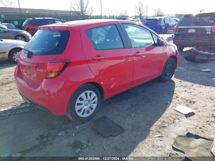 VIN VNKKTUD33FA039946 2015 Toyota Yaris, L no.4