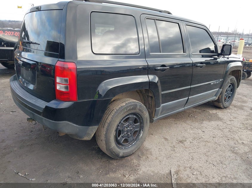 2013 JEEP PATRIOT VIN: 1C4NJRBB3DD207373