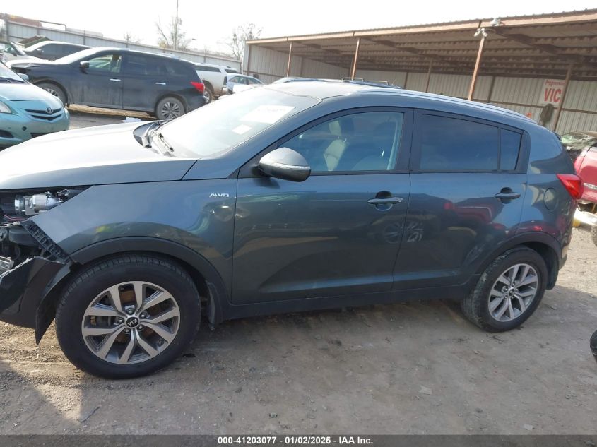 2015 Kia Sportage Lx VIN: KNDPBCAC7F7756704 Lot: 41203077